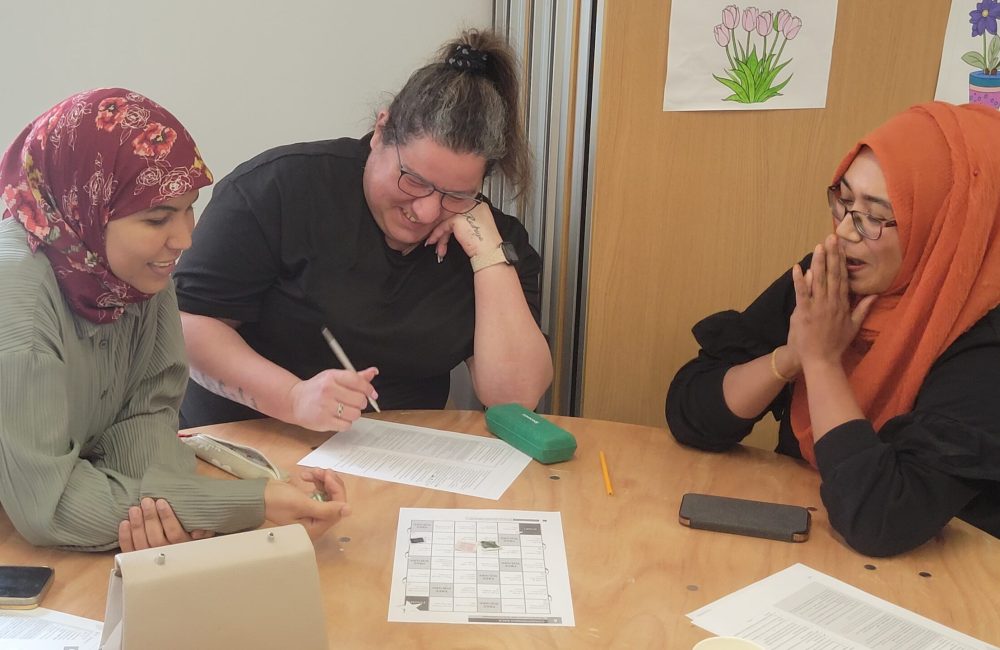 ESOL members laugh their way through learning (September)
