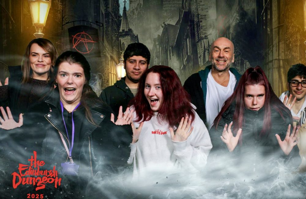 PHEW (People's Health and Emotional Wellbeing) members get a fright at The Edinburgh Dungeon (June)